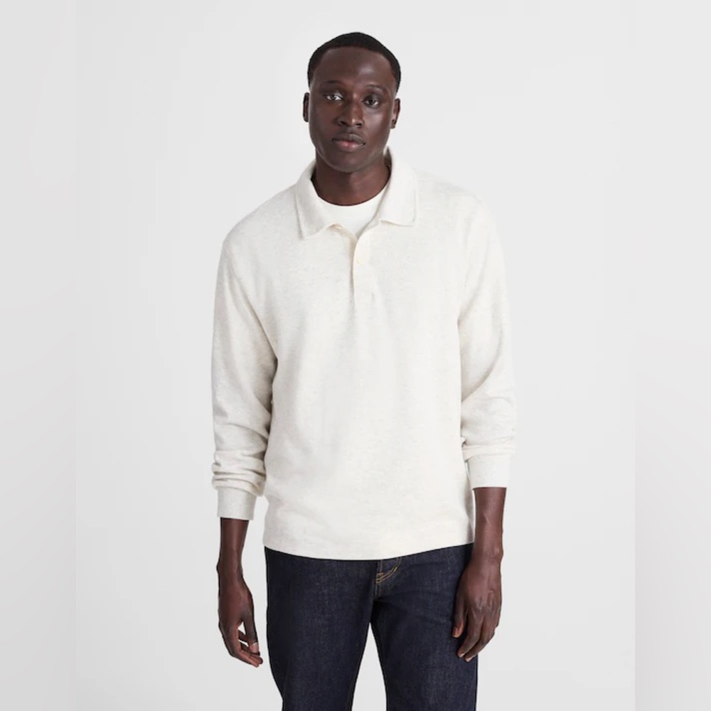 MADEWELL French Rib Knit Polo - size Medium (MEN)